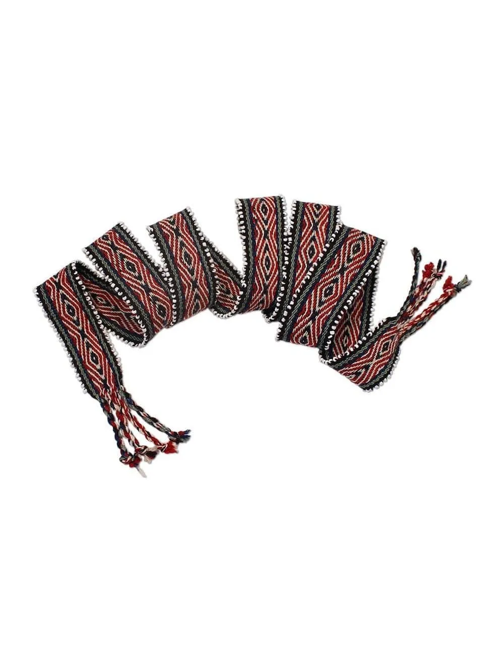 Watana Tie w/Beaded Trim