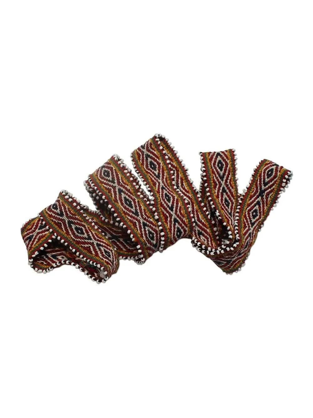 Watana Tie w/Beaded Trim