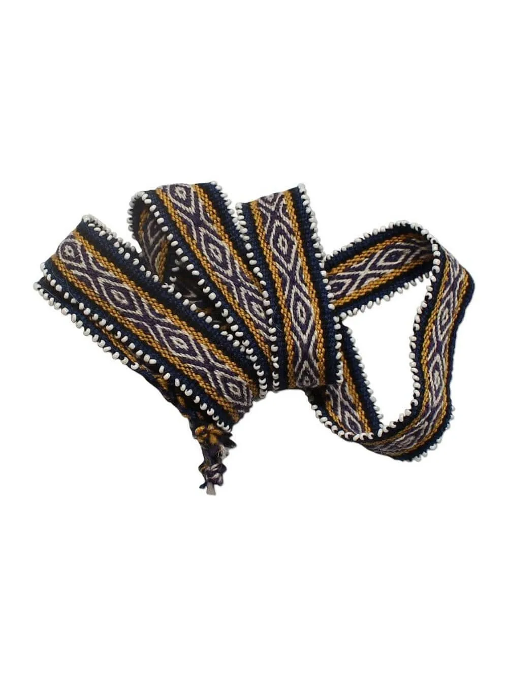 Watana Tie w/Beaded Trim