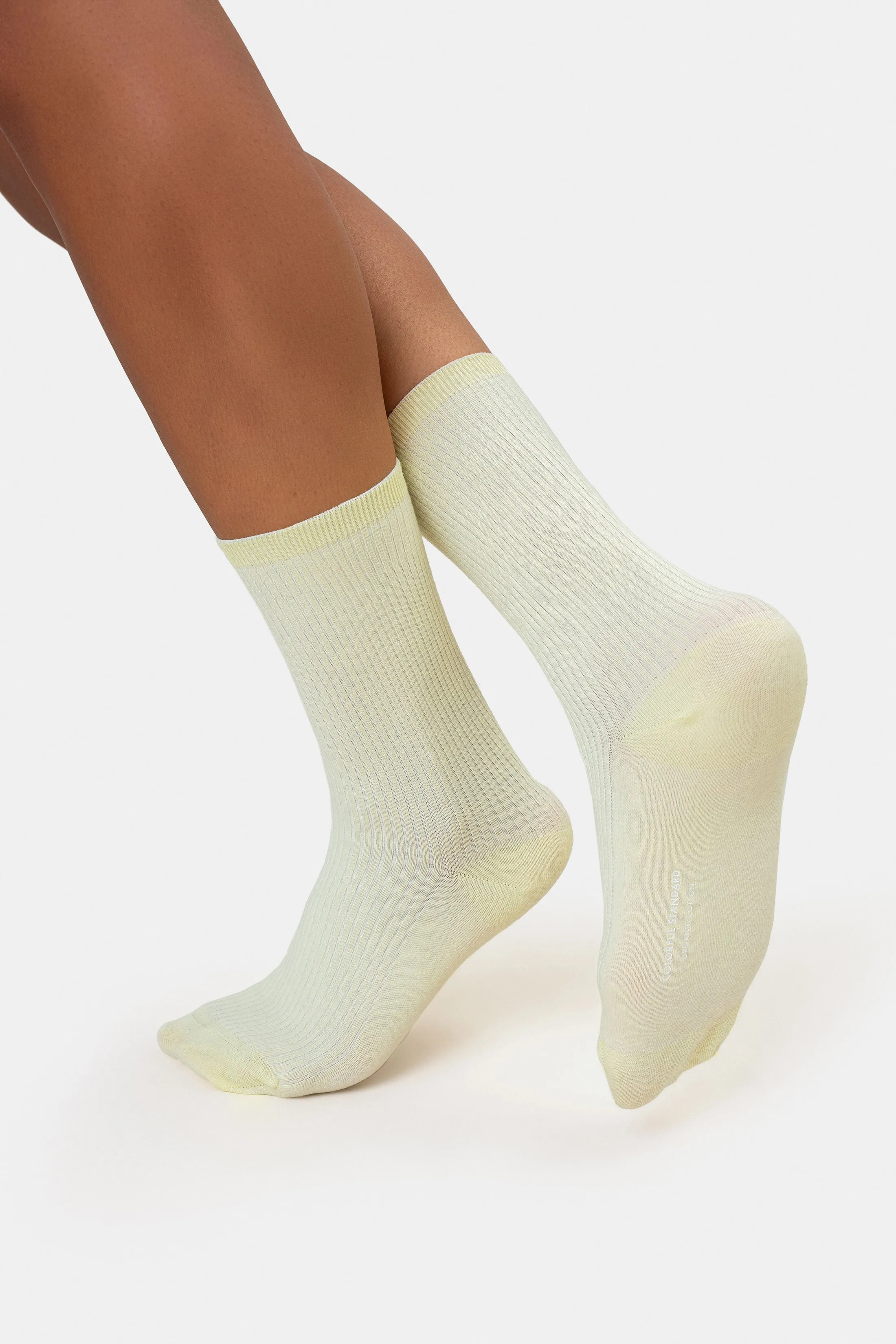 Women Classic Organic Sock - Soft Yellow