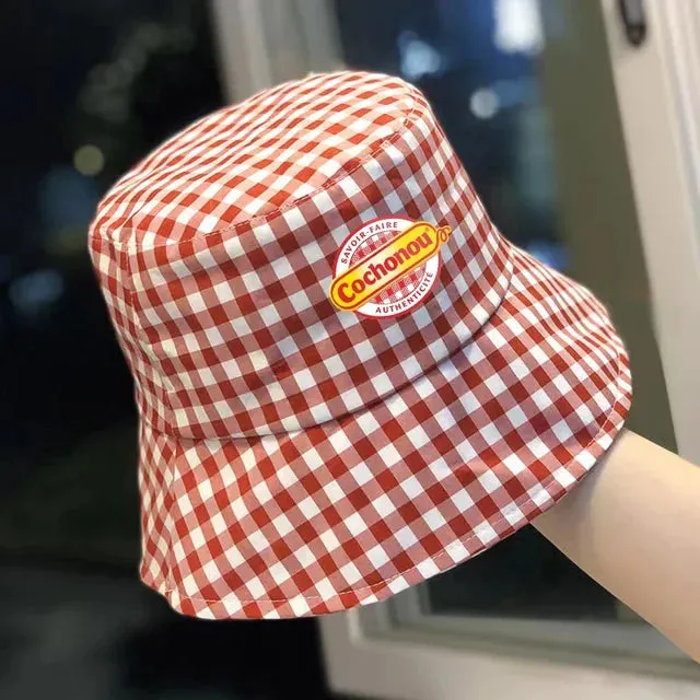 Women Summer Cotton Reversible Bucket Hats