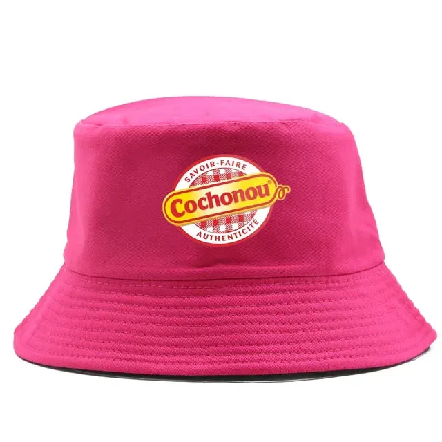 Women Summer Cotton Reversible Bucket Hats