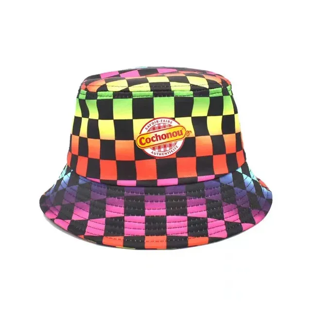 Women Summer Cotton Reversible Bucket Hats