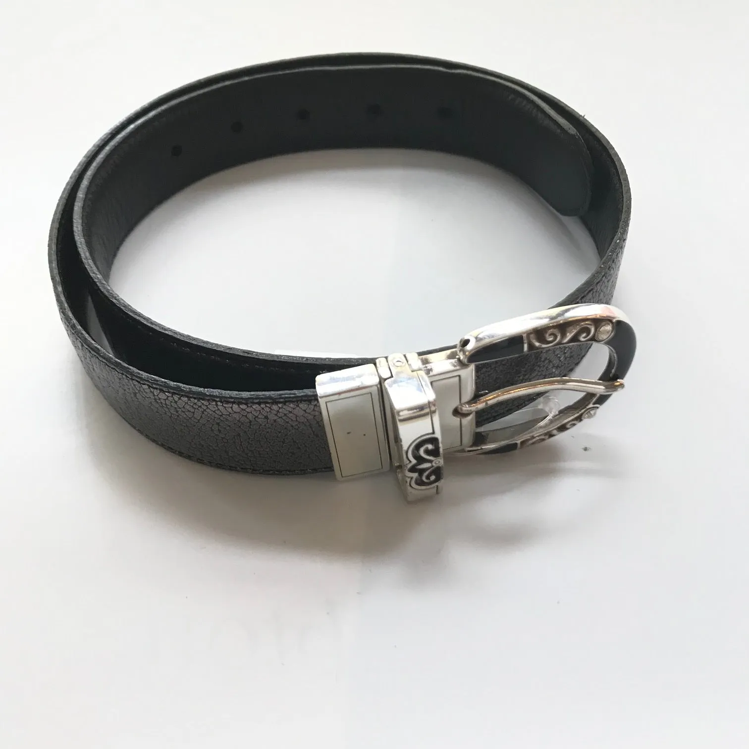 Women's Brighton | Intrigue Reversible Belt | Black/Metallic