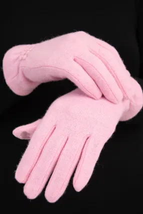 Wool Gloves, Pink